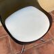 Pair of plexiglass shell and chrome steel chairs 1970.