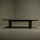 Bamboo and wood coffee table by Axel Vervoordt 1980s