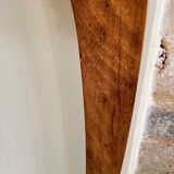 Vintage wood and marble console desk