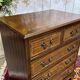 English mahogany commode from the 1950s.
