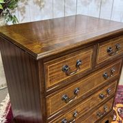 English mahogany commode from the 1950s.
