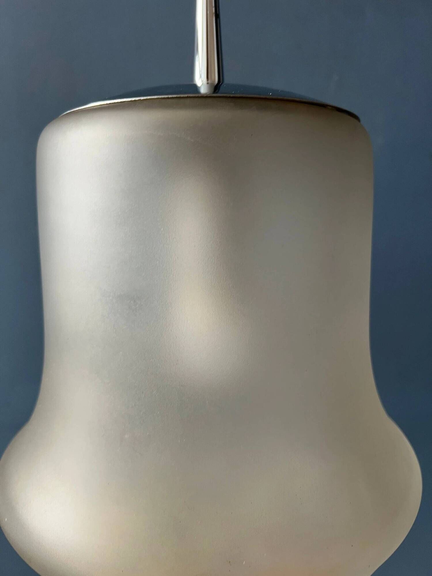 Mid-Century Frosted Glass Pendant Light Peill & Putzler