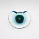 Murano Ashtray Galliano Ferro Sommerso Emerald Green 1960