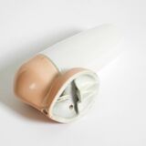 Beautiful Mid Century Modern glass ceramic wall lamp by Wagenfeld