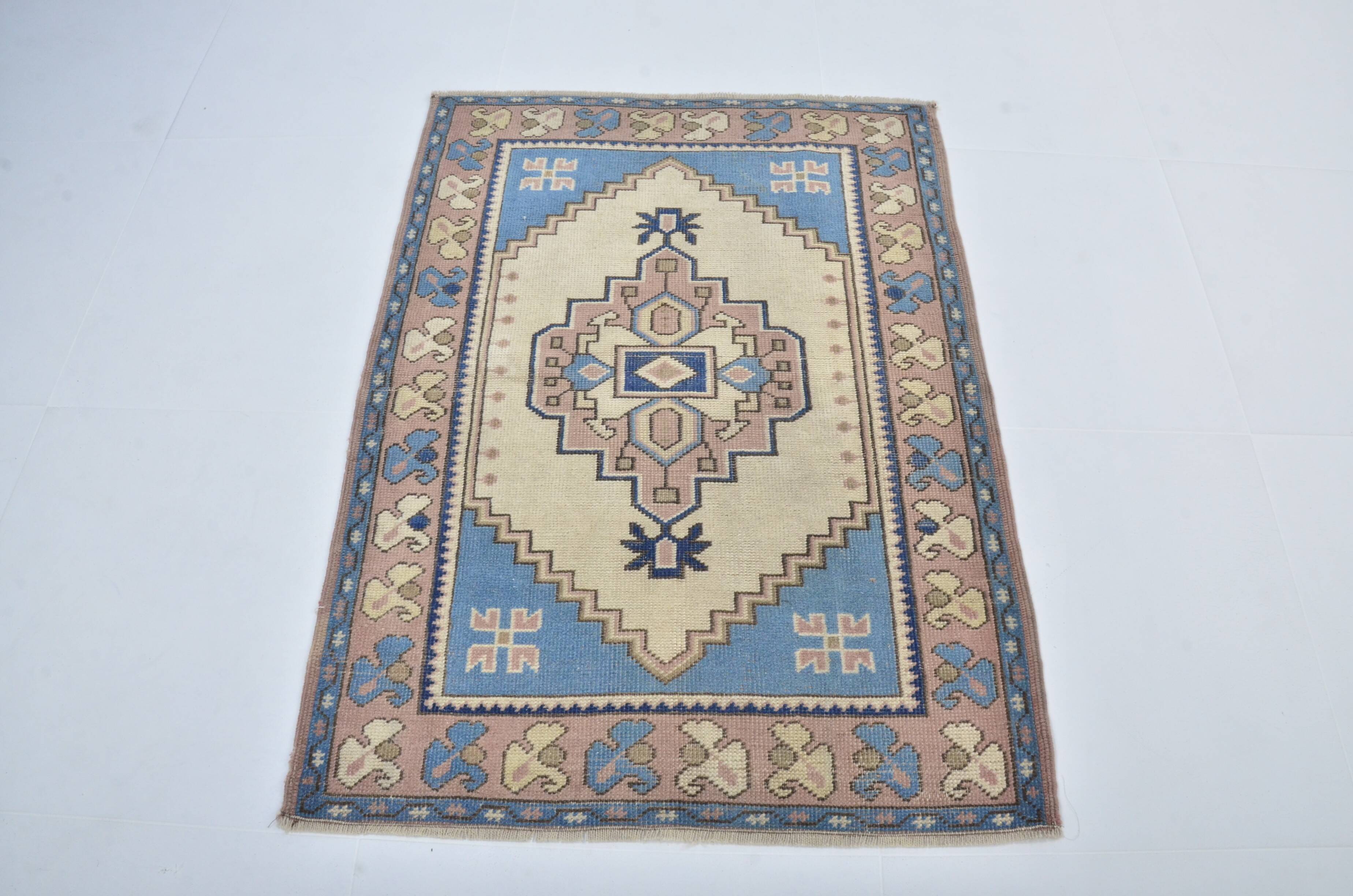 Oushak Vintage Wool Rug sku 3423
