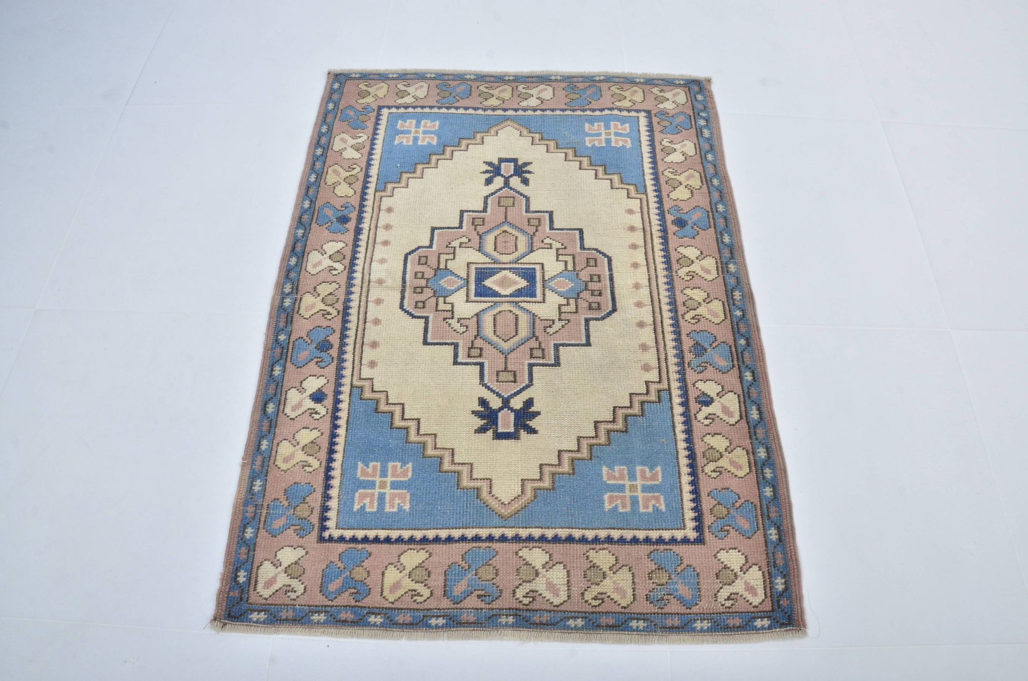 Oushak Vintage Wool Rug sku 3423