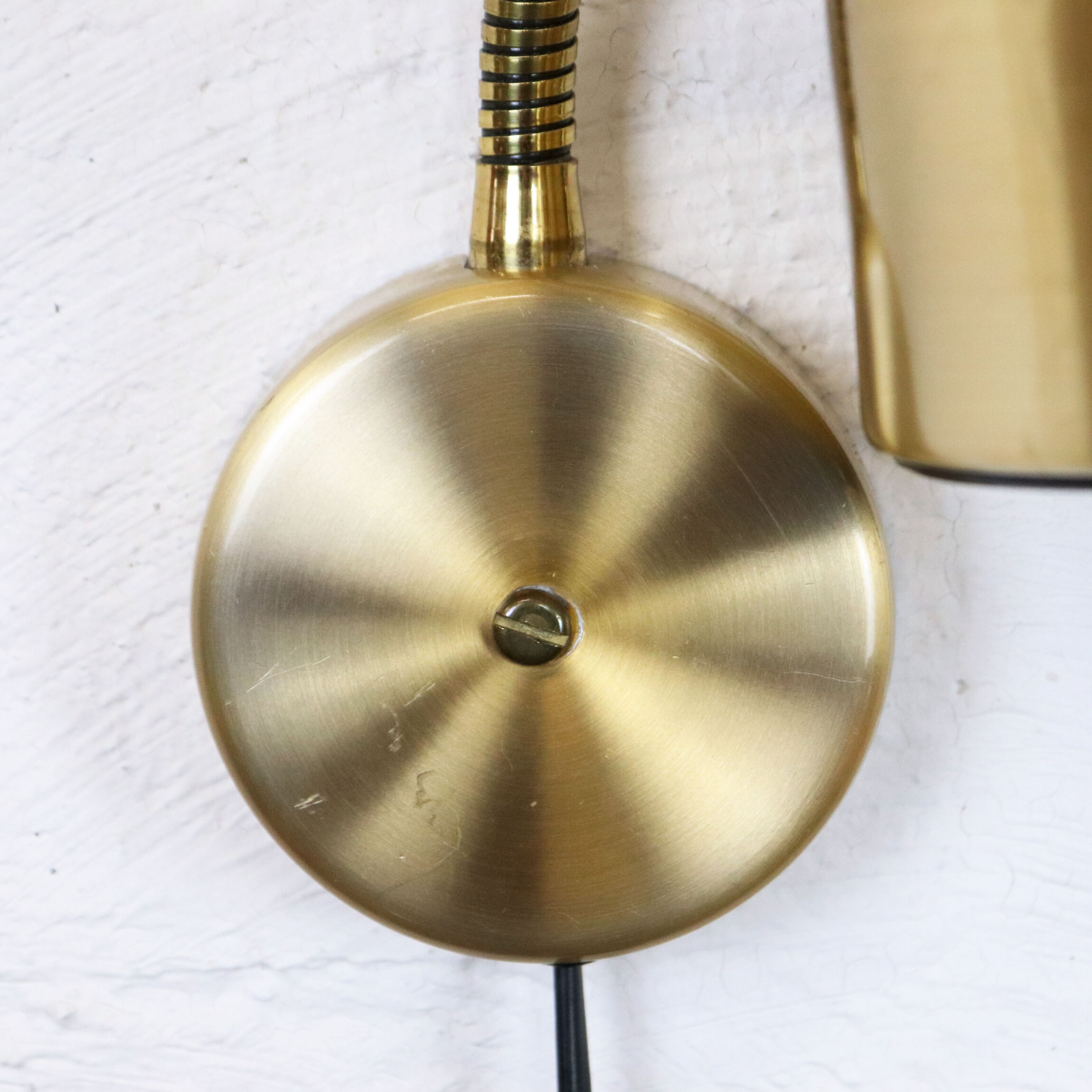 Articulated metal wall lamp, Elidus, Sweden, 1960
