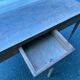 Louis XVI console dining table, extendable, renovated walnut from the 18th century.