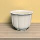 Art Deco, crackled ceramic cache pot by Songden circa 1940.
