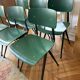 6 green Hay Result chairs