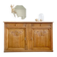 Grand Art Deco buffet in solid oak - Vintage sideboard