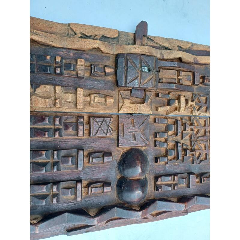 Senufo wooden African door, Ivory Coast
