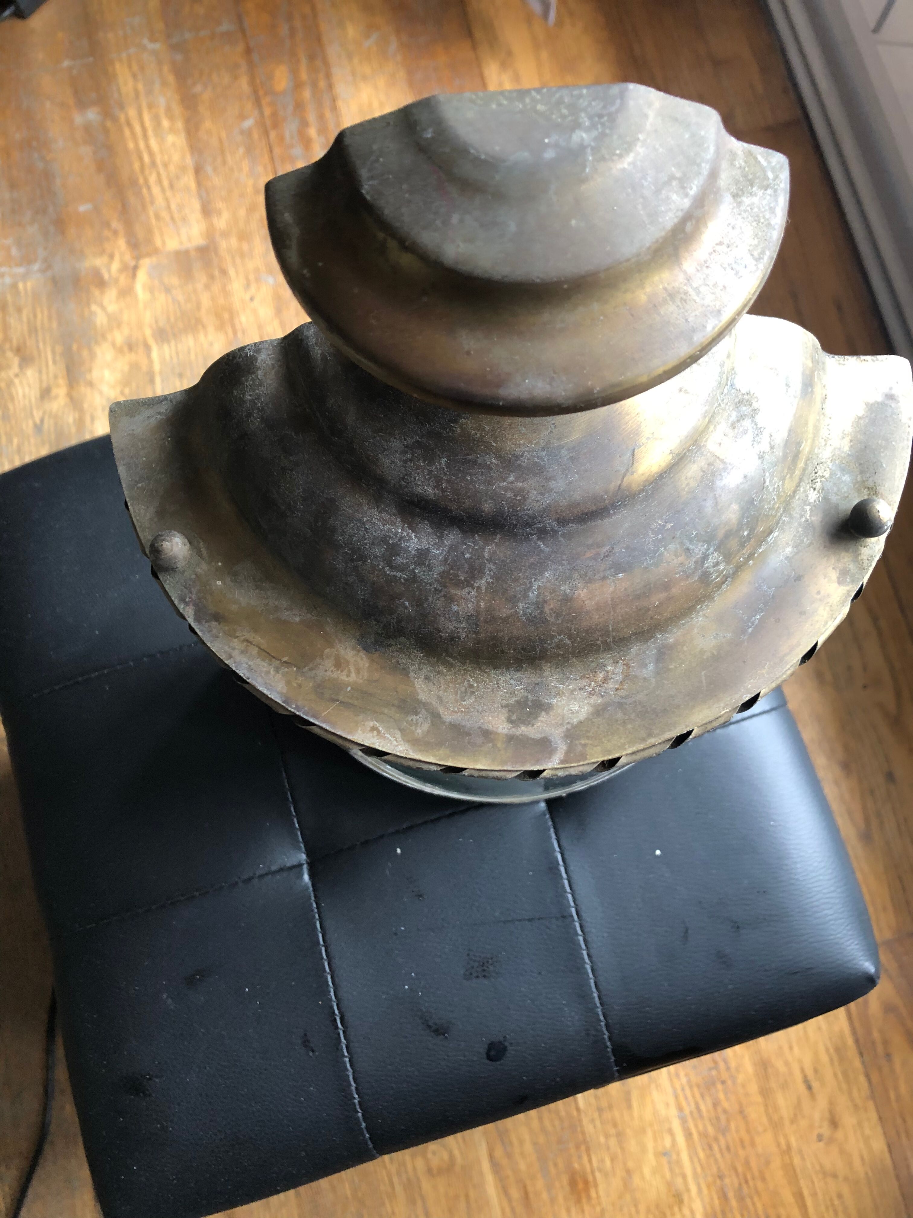 Vintage and retro copper wall lantern