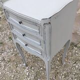 Louis XV style bedside table in cherry wood