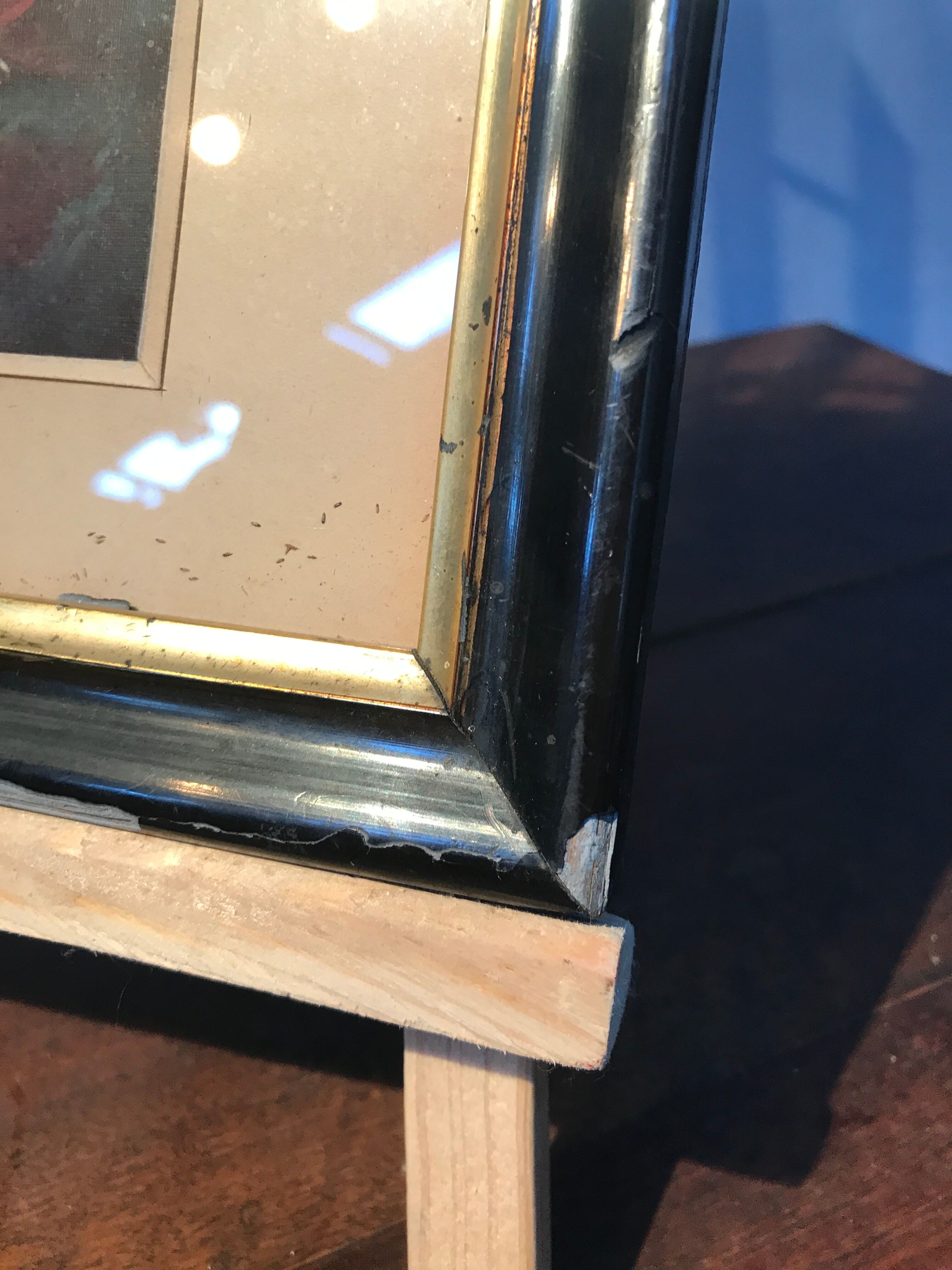 Lithograph of a woman lying in the forest