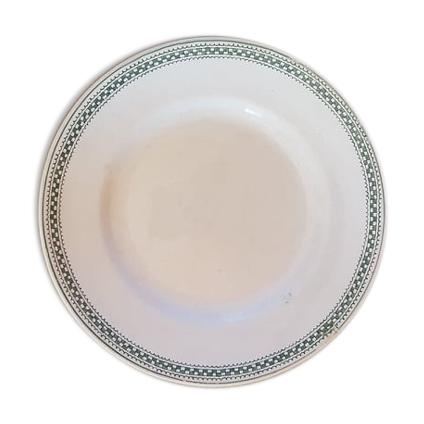 Plate in iron earth saint amand model 4015