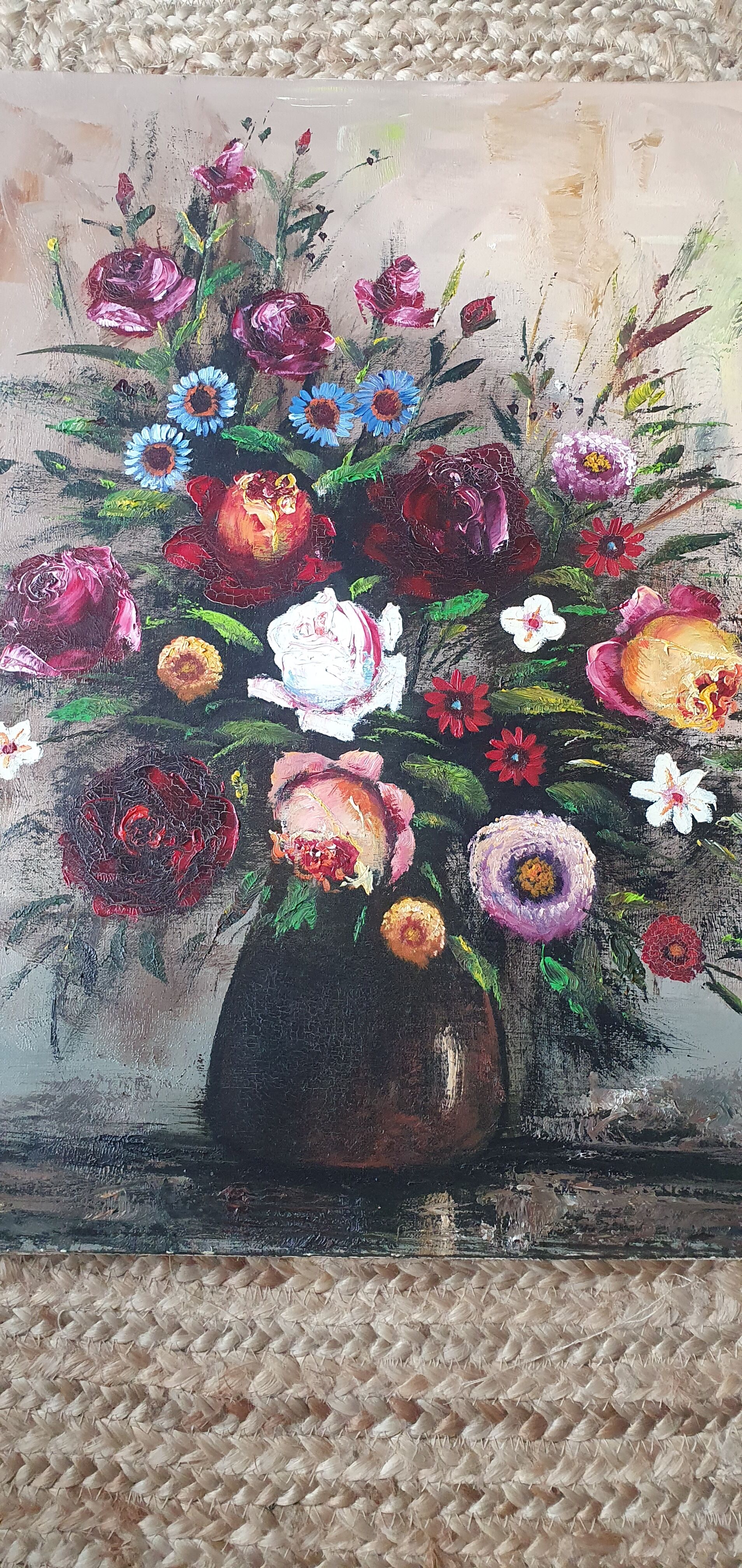 Flower bouquet painting