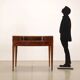 Antique writing desk Carlton House Desk George III '800 mahogany brass