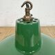 Industrial Green Enamel Factory Pendant Lamp , 1960s