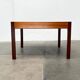 Mid-century teak and walnut side table, 1960s.