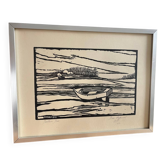 Framed print by Barbara Biss, numbered 131/450