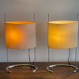 Pair of large "Gala" lamps by Paolo Rizzato, 1970s
