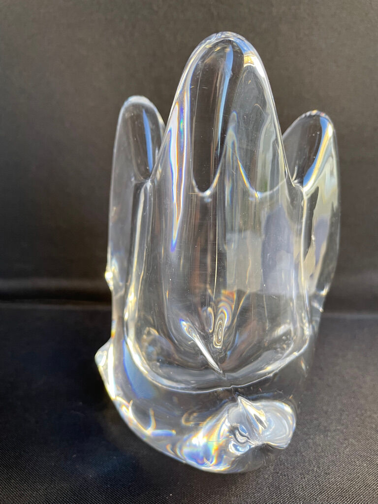 Schneider glassware - Pencil holder - Blown and cut crystal