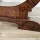 Art Decò dining table in walnut burl, 1940