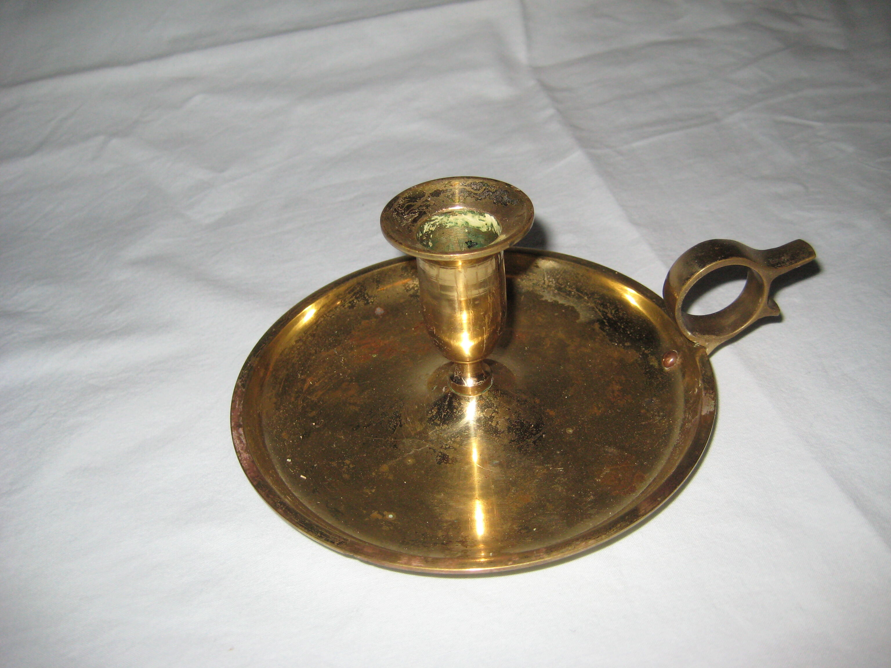 Lot of old candlesticks