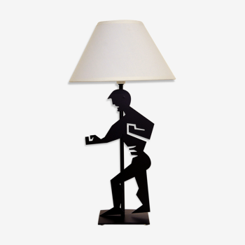 Lampe de table Kung-Fu années 80