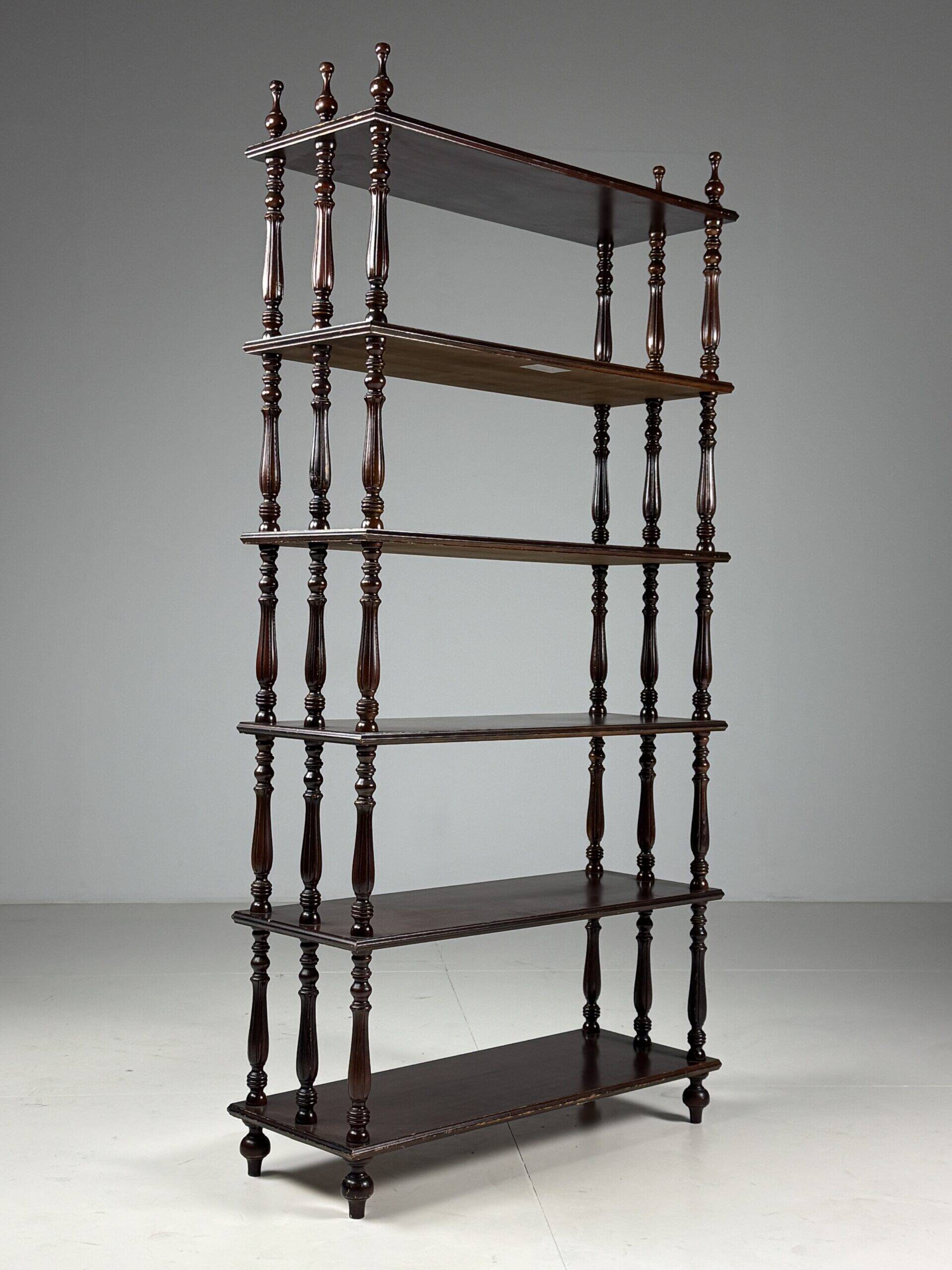 French mahogany étagère