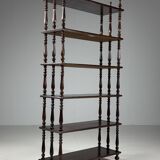 French mahogany étagère