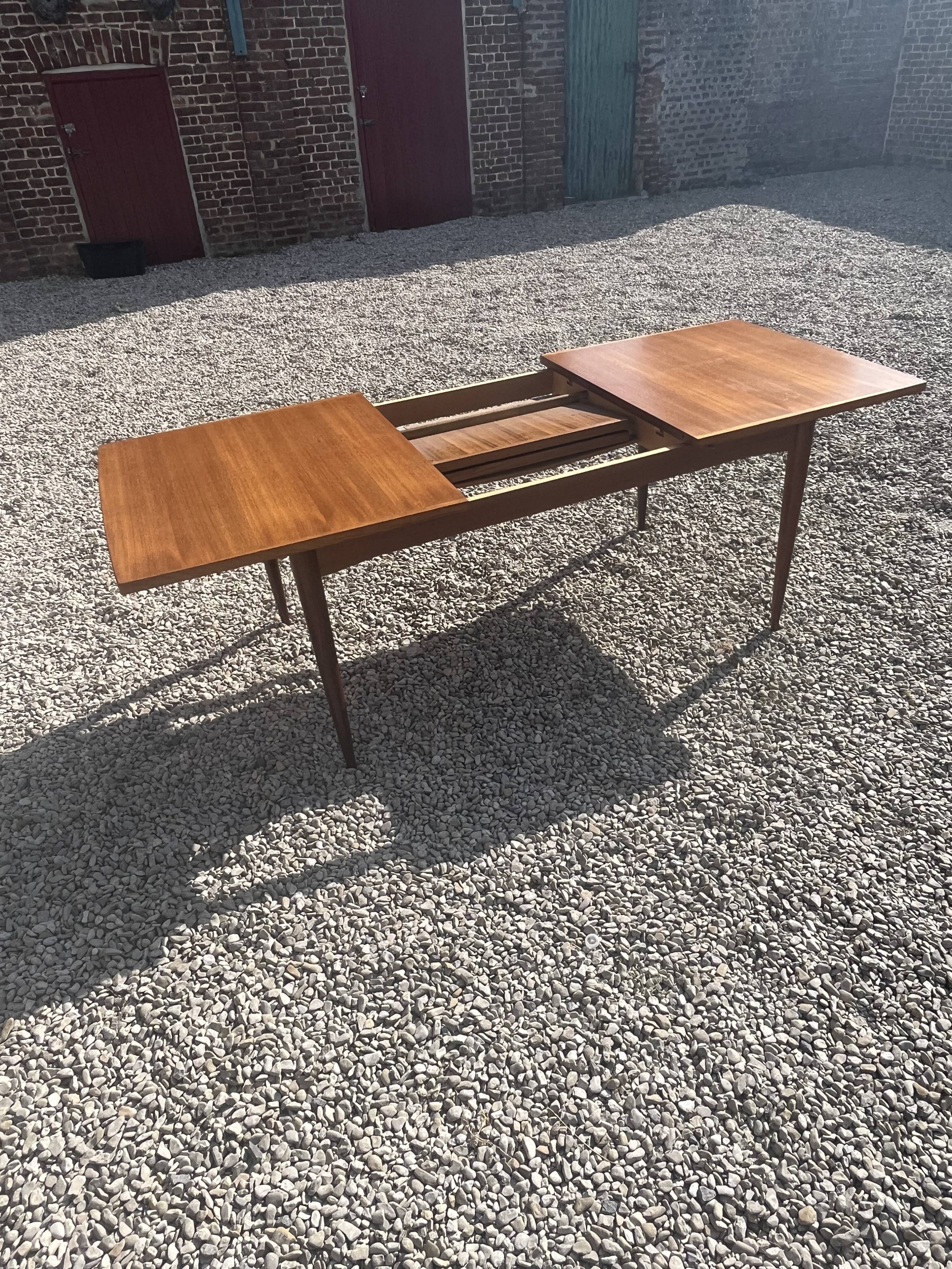 Scandinavian teak dining table