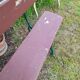 Banc de jardin en fonte 1900