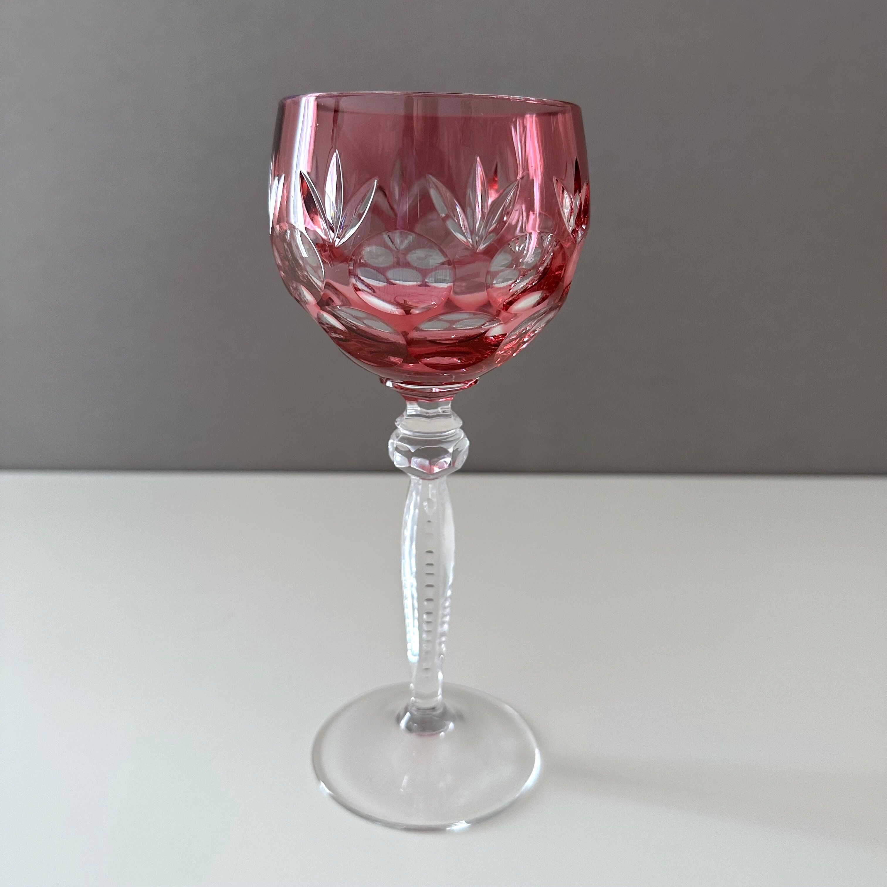 Collection of 4 crystal glasses