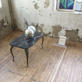 Bronze marble coffee table