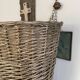 XXL 57cm grey wicker basket