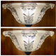 Vintage Art Deco lamp 1930 Modernist Jacques Adnet basin Ezan