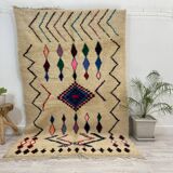 Handmade Moroccan Berber carpet 234 x 153 CM