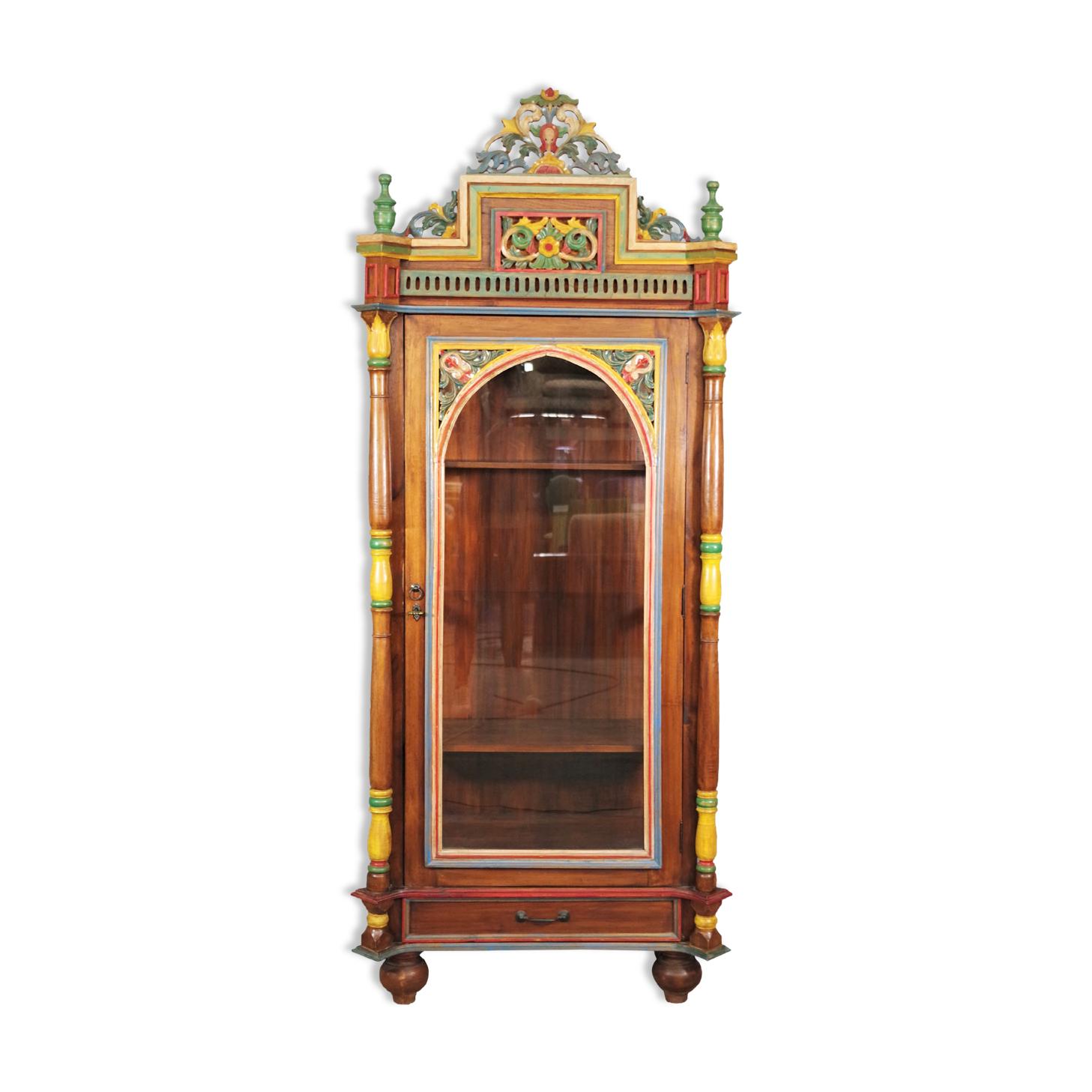 Carved wooden sideboard