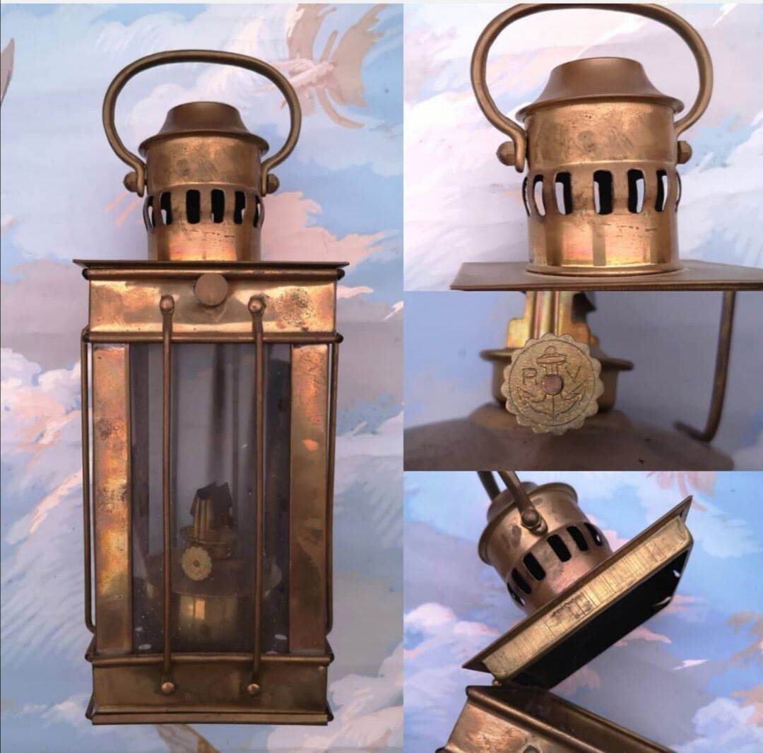 Sea lantern in brass