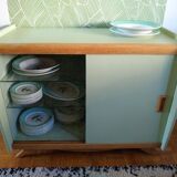 Buffet years 60 feet pastel green compass