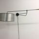 Metal and brass articulated sconce edited by Lunel, 1950s