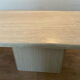 Travertine dining table 6/8 people