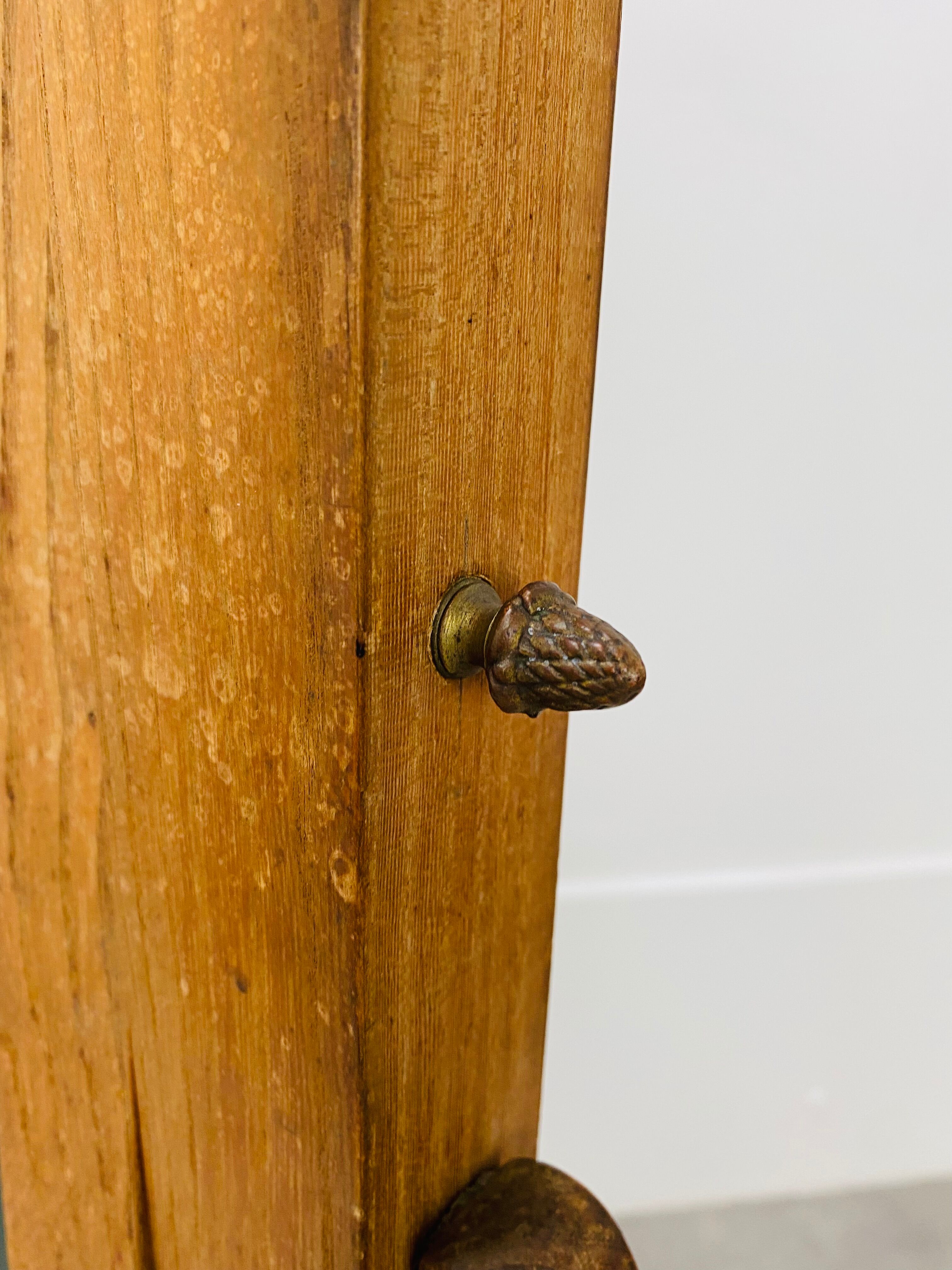 Mirror psyche art deco oak 1930