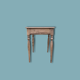 Art Deco office 1930 walnut raw wood