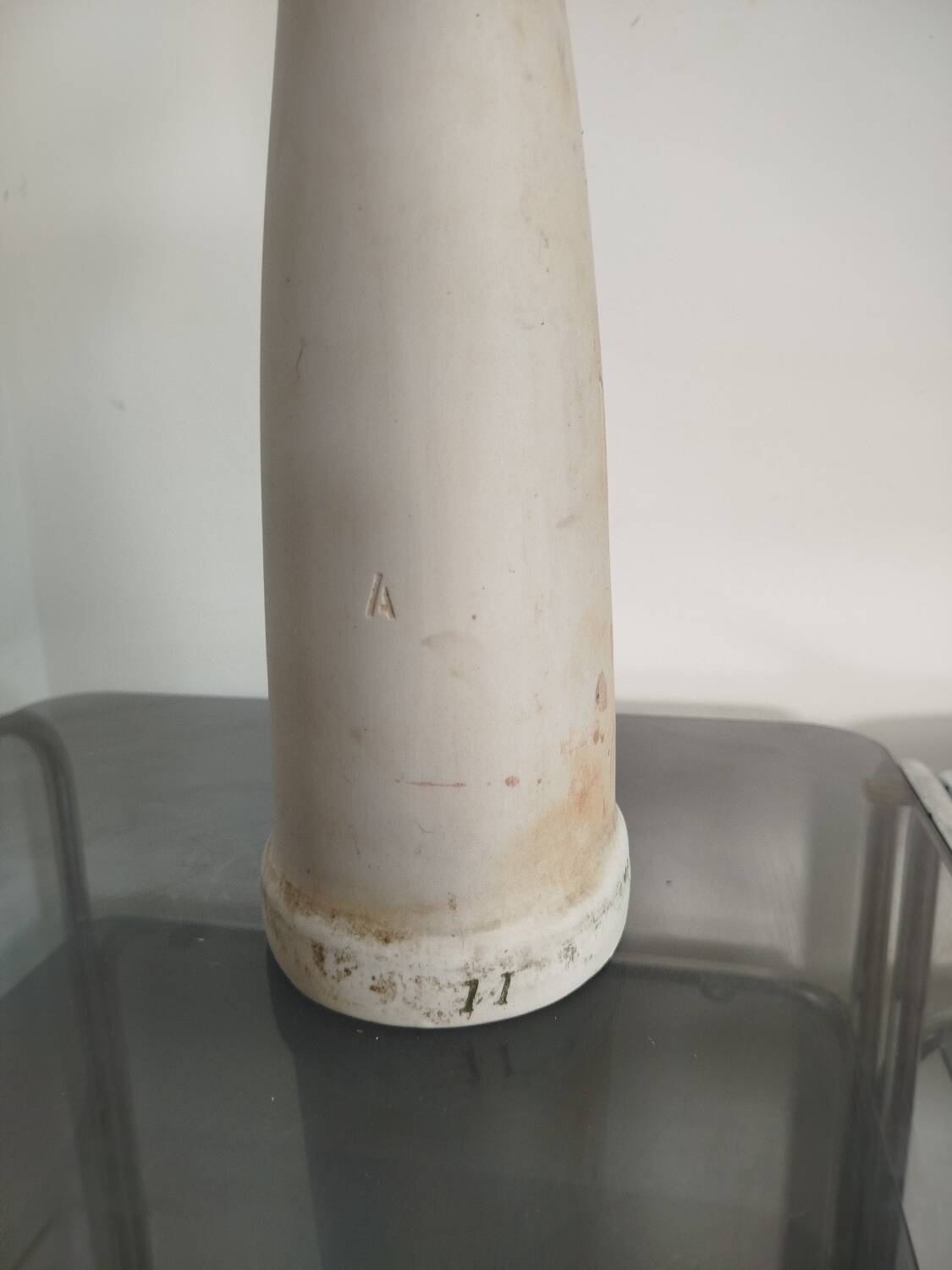 Vintage ceramic hand – industrial mold (dated 1967)