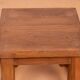 Old small Burmese teak workshop bedside table