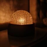 Vintage 70s glass ceiling light