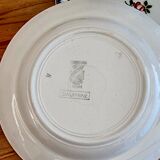 Set of 5 Digoin Sarreguemines Dauphine model dessert plates